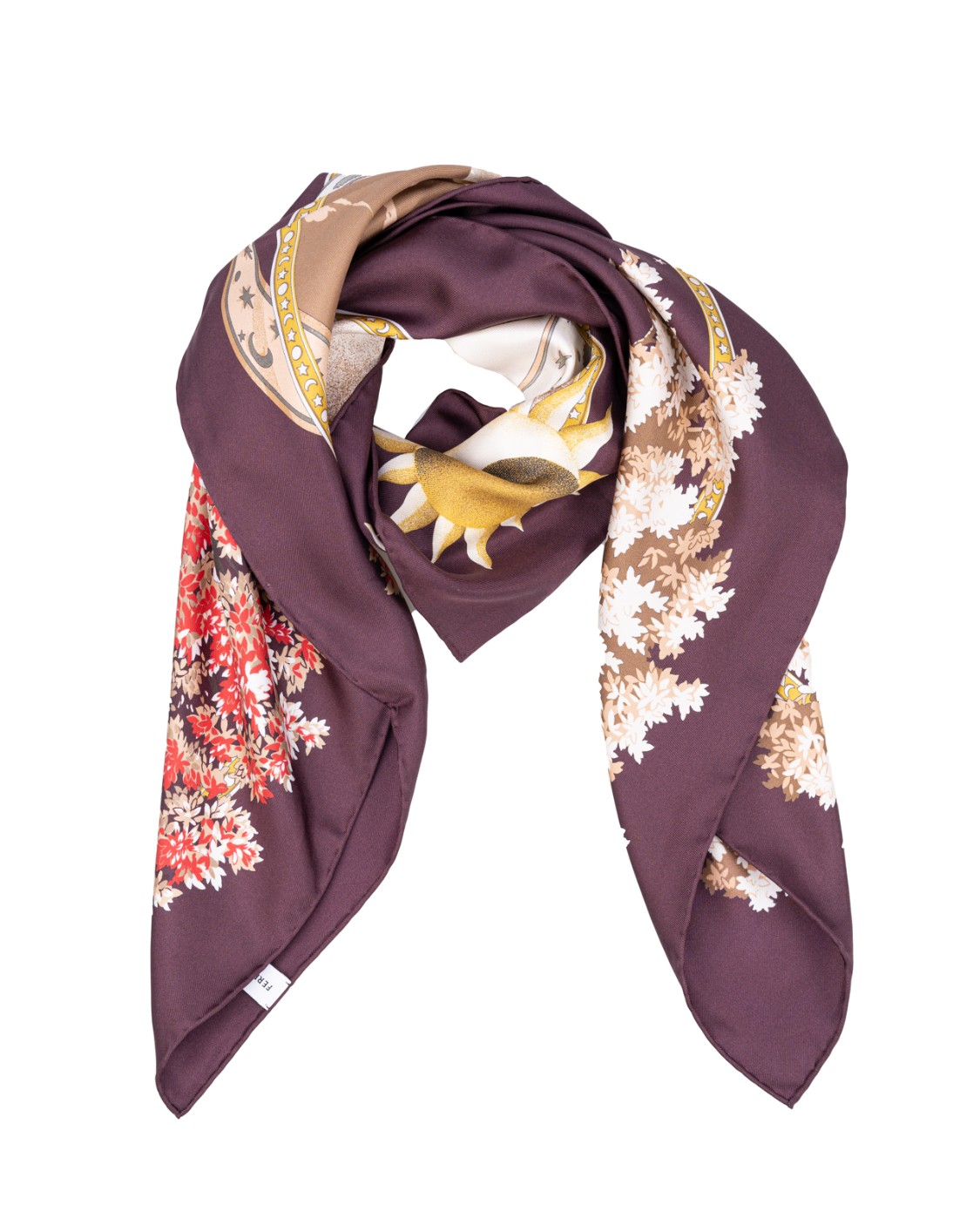 shop SALVATORE FERRAGAMO  Foulard: Salvatore Ferragamo foulard in seta stampa Day & Night.
La stampa Day & Night abbraccia molteplici simbolismi e temi grafici cari a Ferragamo.
Dimensioni: Lunghezza 90.0 CM  Profondità 90.0 CM.
Composizione: 100% seta.
Made in Italy.. 310184 FO DAYNIGHT-777461 number 7787073